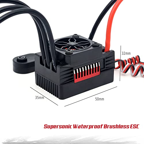 Motor brushless impermeable 3250KV con torque de 4 polos 6