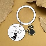 Zoom IMG-1 waeceip portachiavi con gatto nero Zoom IMG-1 waeceip portachiavi con gatto nero