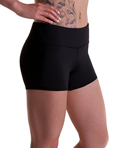 Tough Mode Women's 3" Athletic Workout Volleyball Running WOD Compression Shorts4