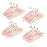 Perchas de bebé que crecen - Los brazos ajustables se pueden mover de 30 cm hasta 45 cm. Se puede ajustar libremente según los diferentes tamaños de cuello y hombros de la ropa. Bola para pequeños y grandes.