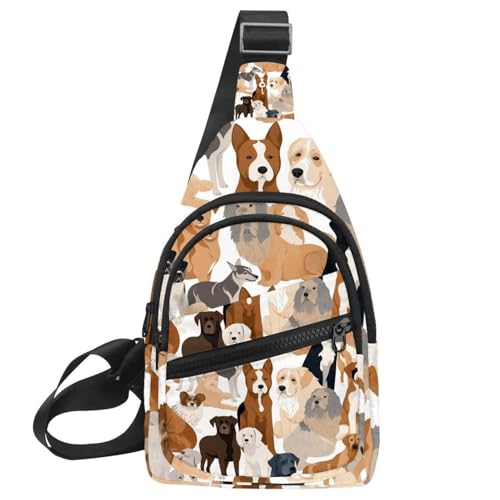 Bolso bandolera multicolor para mujer y hombre ideal como mochila de hombro para senderismo