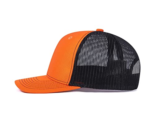 Image of Quanhaigou Trucker Hat - Mesh Snap Back - Unisex Adjustable Baseball Cap - Outdoor Hats for Men Women