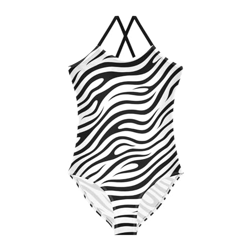 Girls Swimwear Summer one Piece Swimsuit Sleeveless Bathing Suit with Adjustable Straps