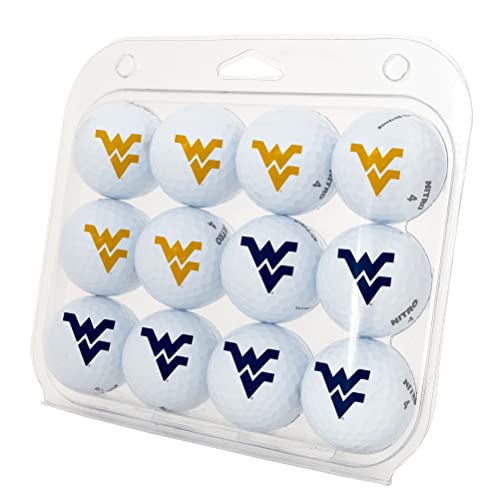 Balles de golf West Virginia University lot de 12 accessoires colorés Desert Cactus