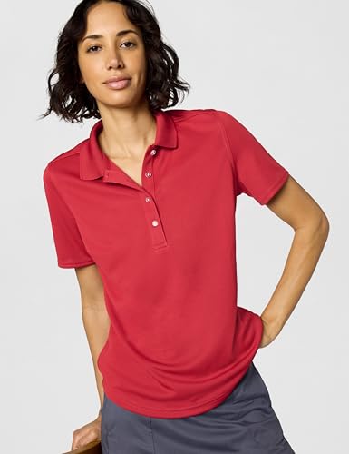 Callaway Women's Short Sleeve Opti-Dri Stretch Core Performance Golf Polo Shirt, Moisture-Wicking (Available in Plus), Chili Pepper, Large - image 2