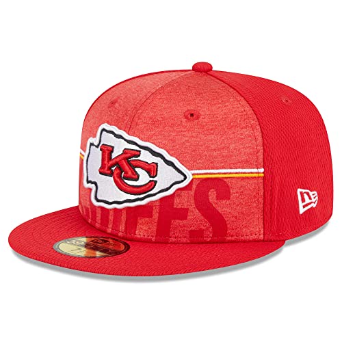 �j���[�G�� (New Era) 59�t�B�t�e�B Fitted �L���b�v - NFL �g���[�j���O �J���U�X�V�e�B�[�`�[�t�X (Kansas City Chiefs) 7 5/8 (60.6cm)