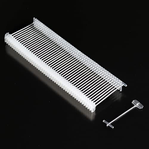 Origin-Joy 5000 Pcs Standard Tagging Gun Fasteners, Clothing Tag Barbs Attachments For All Standard Price Tag Gun (Clear, 0.5 Inch) #TOP4