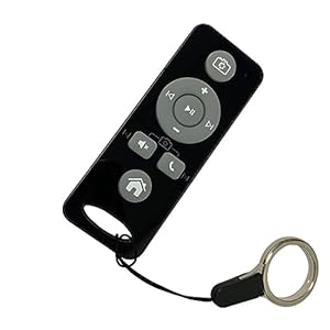 BT Multimedia Music Player Remote Control for Play Pause Next Prevtrack Volume Up/Down Mute Fit for iOS iPhone ipad Android System Smartphone Tablet Devices Sony FiiO Player ect