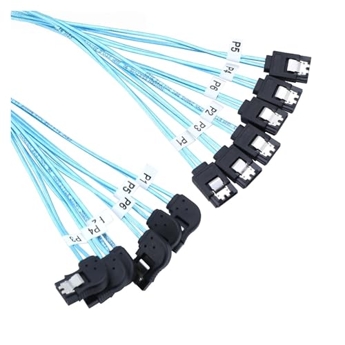 Cable SATA alta velocidad 1.0M 6 piezas miniatura 5