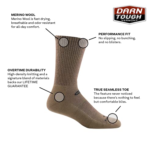 Darn Tough Tactical Micro Crew Light Cushion Socks (T3001) Unisex2