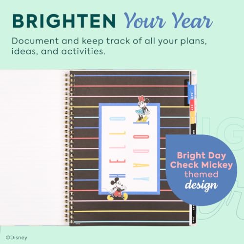 Image of Organized by Happy Planner Disney Twin-Loop 12-Month Planner, Big Size