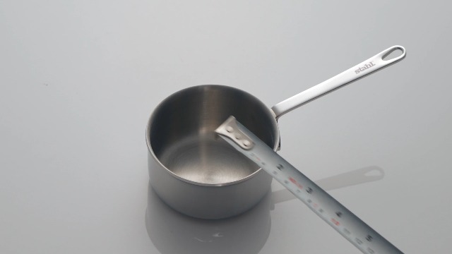 Stahl Artisan Triply Stainless Steel Mikro Saucepan, Mini Milk Pan, 1 Cup Tea/Coffee Pan, Induction & Gas Stove Compatible, 270 ml, 8 cm