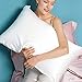 Mommesilk 100% Mulberry Silk Pillowcase for Sensitive Skin, Both Sides 19 Momme Silk Pillowcases with Hidden Zipper, White Standard Size 20x26 inches