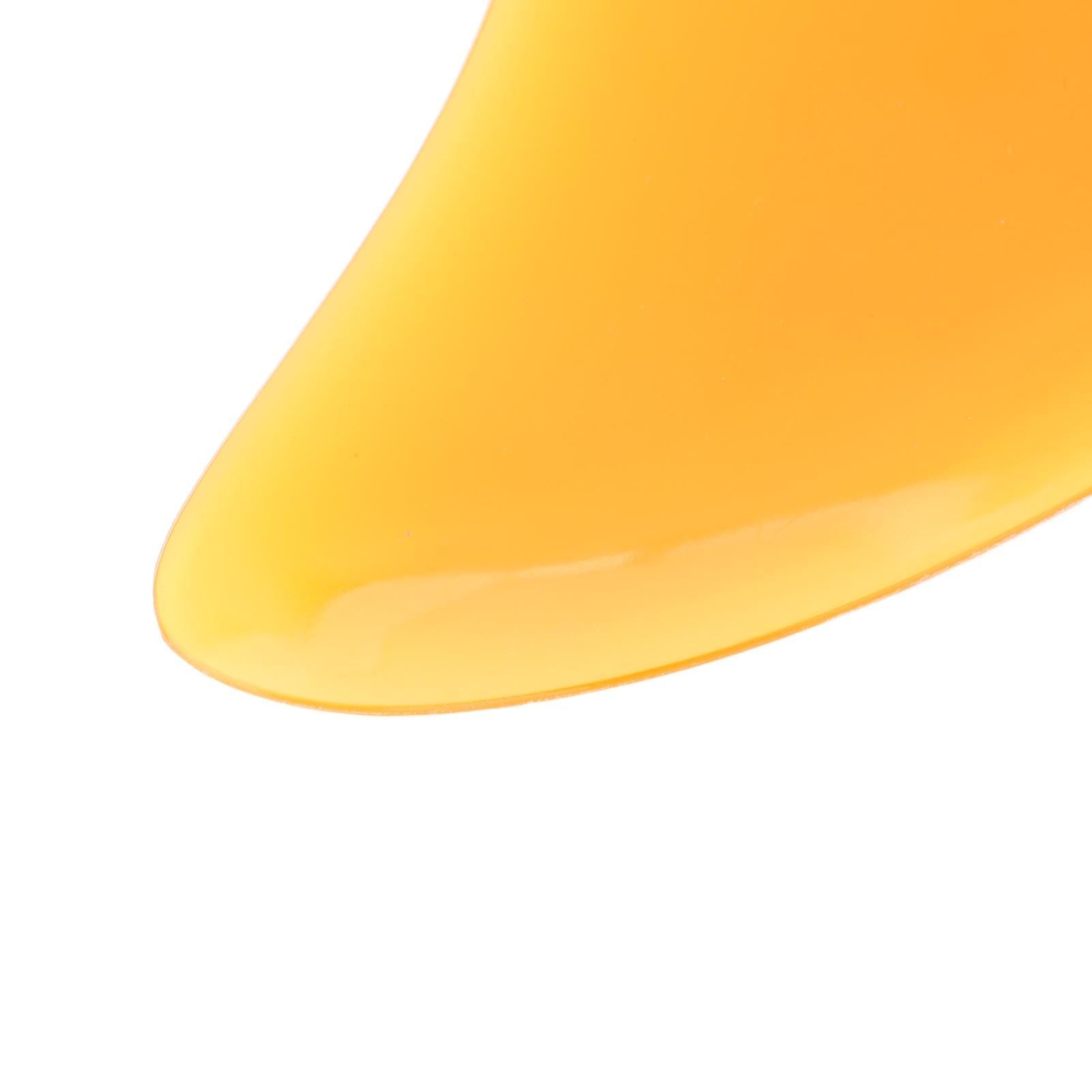 SURFBOARD FIN TPU LEKKA LEKKA ULEPSZONA OBSŁUGA STYLOWA PADDLE BOARD WYMIANA 4,6" LONGBOARD (żółta)