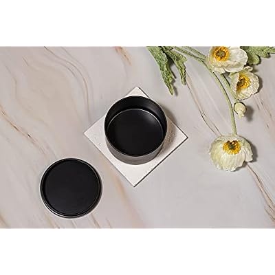 Aroparc Candle Tins 8oz with Lids, 24 Pack Seamless Bulk Candle Containers for Candle Making Supplies - Black