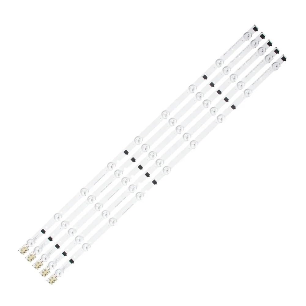 Striscia Adatto a UE32F4000AW UE32F5000AK UE32F5030AW UE32F5300AW UE32F5300AK Kit retroilluminazione TV 9 lampade lenti 5 bande pezzi di ricambio(Aluminum substrate,1 set - 5 pcs)