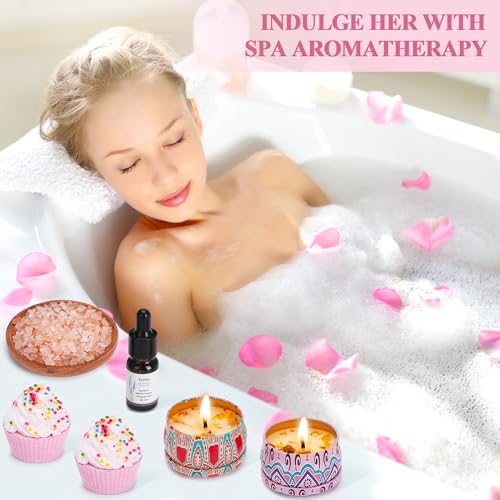 Birthday Pamper Gifts for Women, Happy Birthday Hampers Gift Box for Her, Female Relaxation Self Care Package Birthday Presents for Women Best Friends, Mum, Sister, Auntie, Birthday Basket Gift Ideas - Image 6
