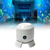 Dynamic Rotating LED Projector Light, 360° Rotating Ocean Wave Night Projection Night Light, Multi-Angle Projection Base, for Meditation, Bedroom, Home Theater (Ocean)