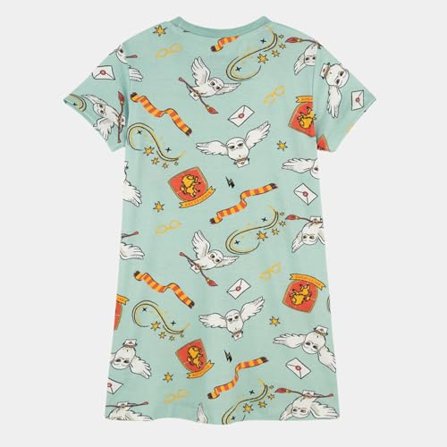 Image of Nap Chief Kids Official Harry Potter Characters Cotton Dress for Girls, A line Summer Dress for Casual Wear