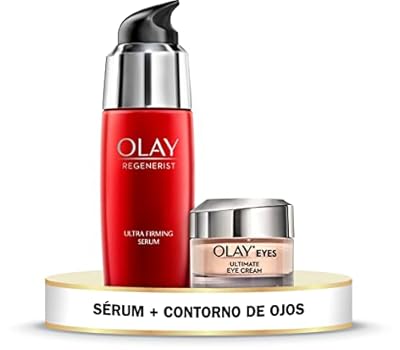 Olay Eyes Ultimate Eye Cream para Ojeras  Arrugas y Bolsas + Sérum De Día Ultrarreafirmante  Fórmula Con Vitamina B3 Y Niacinamida  24 H De Hidratación