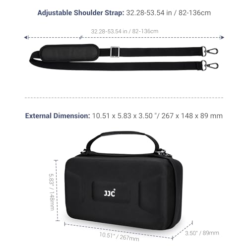 Image of JJC Hard Shell Carrying Case for for DJI Osmo Action 5 Pro Adventure Combo | Water Resistant EVA Shoulder Bag with Shoulder Strap,Travel & Daily Carry / Storing Protective Bag