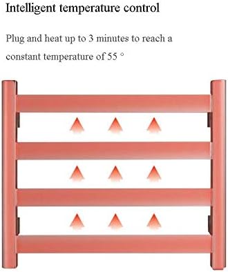 Heated Towel Rack, Electric Towel Rack Bathroom 4-Bar Stainless Steel Electric Home Hot Towel Warmer Keep The Towels and Clothes Dry Towel Dryer Bathroom Accessories Beautul scen