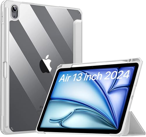 Robustrion Cover for iPad Air 13 inch M2 Cover Case, Flip Cover with Pencil Holder for iPad Air 13 inch [ Auto Sleep Wake Support] - Grey (B0D6W5WNMS) Amazon Price History, Amazon Price Tracker