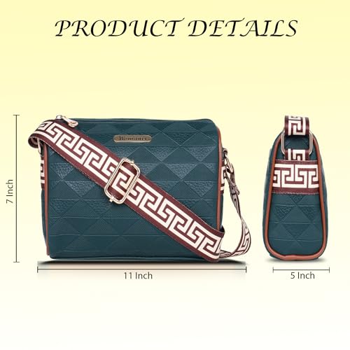 Image of Womanix Crossbody Sling Bag for daily use, shoulder sling Bag with Ajustable Strap, Small Trendy Sling Crossbody Bag, party sling, casual, travell