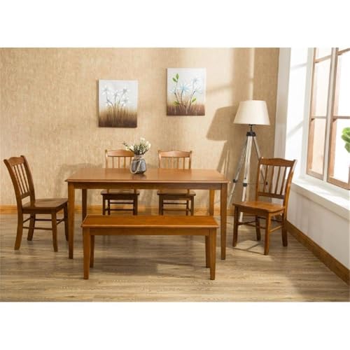 Boraam Shaker Bench, Walnut
