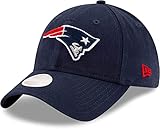 New Era Women's NFL Core Classic 9TWENTY Adjustable Hat Cap One Size Fits All (New England Patriots Navy)