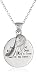 Sterling Silver Angel of God and Wing Pendant Necklace, 18"