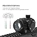 Twod 1x22mm 5 MOA Red & Green Dot Sight Micro Red & Green Dot Scope Compact Micro Red/Green Sight Fits 21mm Picatinny Rail Mount