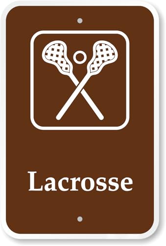 Lacrosse Campground Sign Metal 8x12 Warning Wall/Fence