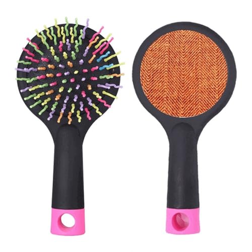 Brosse à cheveux démêlante en lin marron pour votre routine beauté
