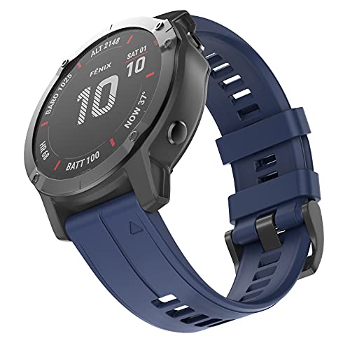Bracelet Garmin Fenix 5x 6x bleu foncé résout les ruptures de fixation 26 mm