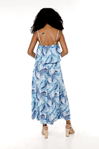 Image of Hawaii Hangover Family Matching Hawaiian Clothes, Simply Blue Leaves | Family matching Hawaiian outfits, Simply Blue Leaves, lightweight rayon, machine washable, tropical leaf print, luaus