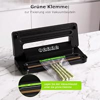 Bonsenkitchen Vakuumiergerät, Sous Vide Folienschweißgerät,5 Beutel – Ansicht 8