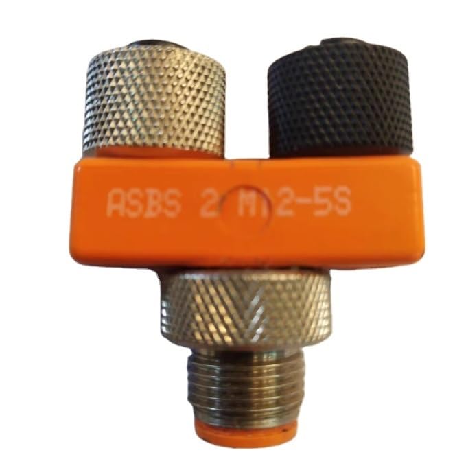 Plug Connector, ASBS 2 M12-5S, ASBS2M12-5S, T/Y Type Connector