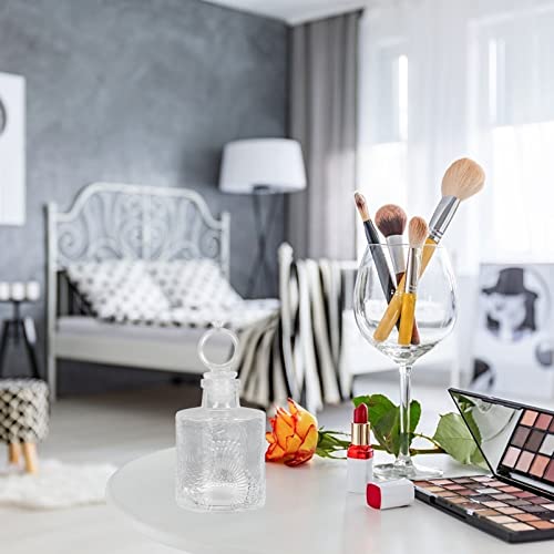 Cabilock 2 peças retrô suporte de vidro de óleo fragrância versátil desktop casa para ar com garrafa