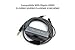 UNCLE LIGHT Noise-Cancelling Chat Link Pro Cable, Compatible with Elgato HD60 S+/HD60 S/HD60 Pro/HD60 X/4K/HD60 and Game Controllers, Metal Case, in-line Isolator, 2.6m (8.5ft) Black