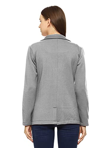 Image of ROARERS WOMEN REGULAR LENGTH POLY FLEECE SOLID COAT