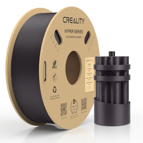 Creality Hyper PLA-CF Filament 1.75mm, High Speed Carbon Fiber PLA (50-300mm/s), Suitable for Most FDM 3D Printers, Dime