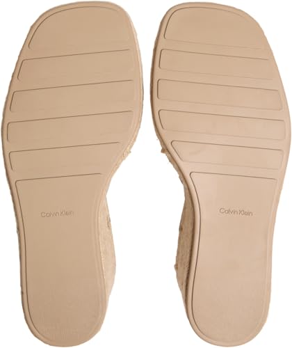 Calvin Klein Femme Wedge Espad 70 Webbing LTH Hw0hw02901 Espadrilles compensées, Black (CK Black), 39 EU