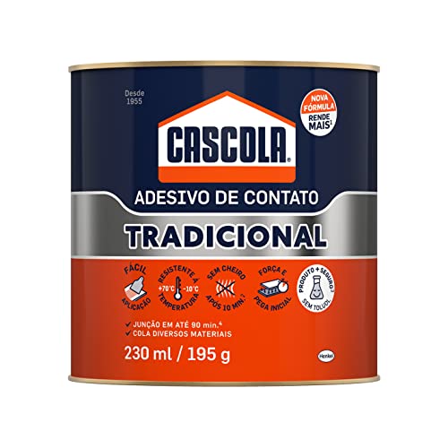 Cascola Tradicional sem Toluol, Cola de Contato de Alta Resistência, Adesivo de Contato de Secagem R