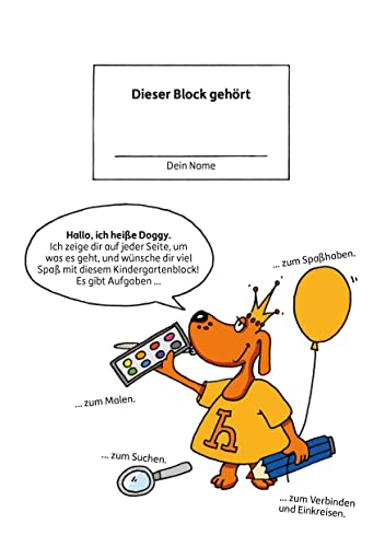 Kindergartenblock ab 3 Jahre - Jetzt bin ich groß!: Bunter Rätselblock - Sinnvolle Beschäftigung die Spaß macht (Übungshefte & -blöcke für Kindergarten, Vorschule, Einschulung, Band 608)