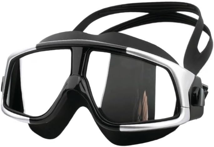 Silicone Electroplating Swimming Goggles Adult Anti-fog Waterproof Swim Glasses