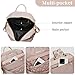 I IHAYNER Womens Backpack Purse Waterproof Nylon Designer Ladies Casual Shoulder Bag Fashion Work Travel Handbags (Pure Pink)