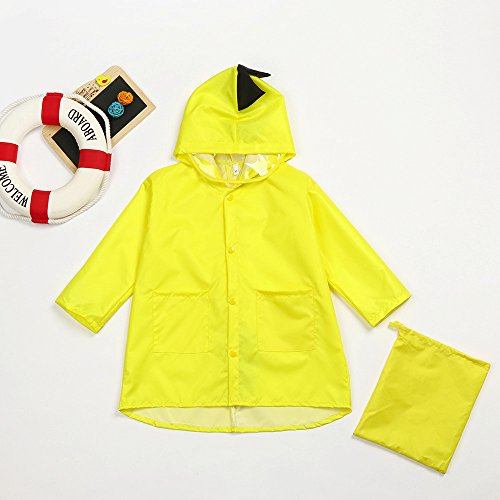 Capa de Chuva + Bolsa Roupas Dinossauro Meninas Meninos Jardim de Infância Crianças Bebê Windfight C
