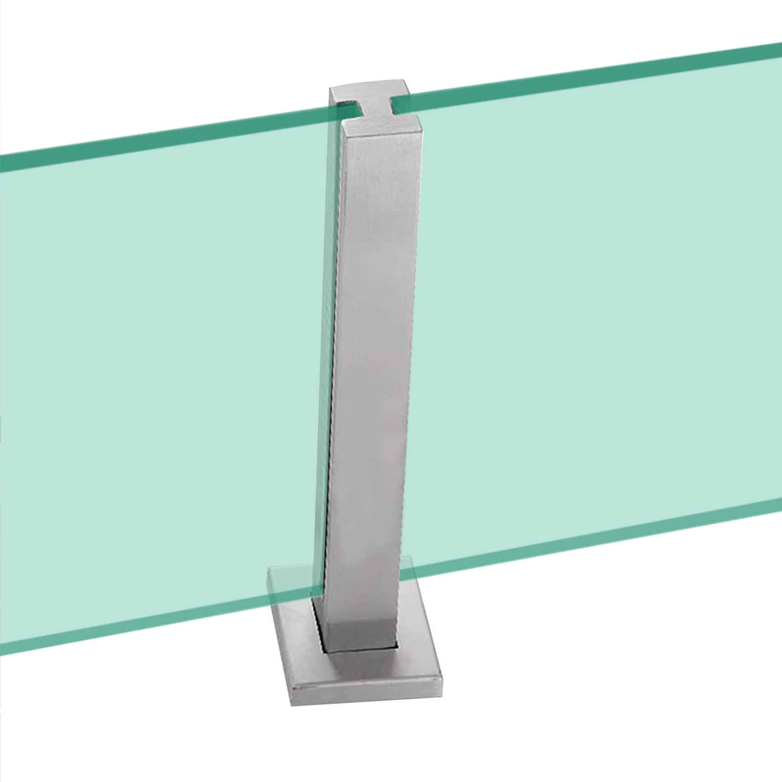 Poteau de garde-corps en verre pour sécuriser votre piscine et sublimer la vue du jardin