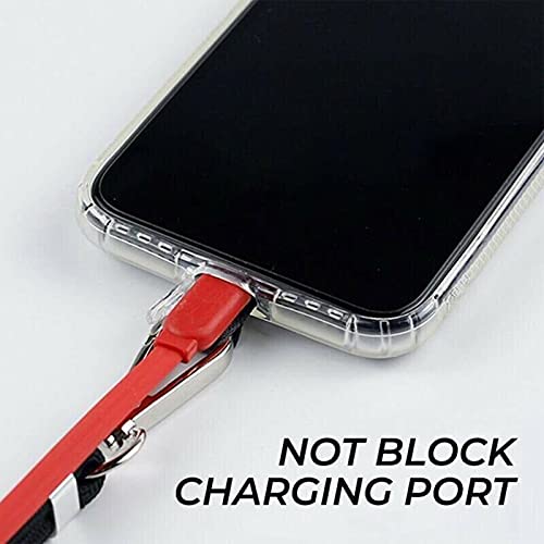 3 stuks universele crossbody nylon patch telefoon lanyards, anti-verloren verstelbare nekriem mode telefoon bedels… - Afbeelding 3